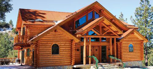 四川防腐木木屋民宿具有防火防潮耐用的特点