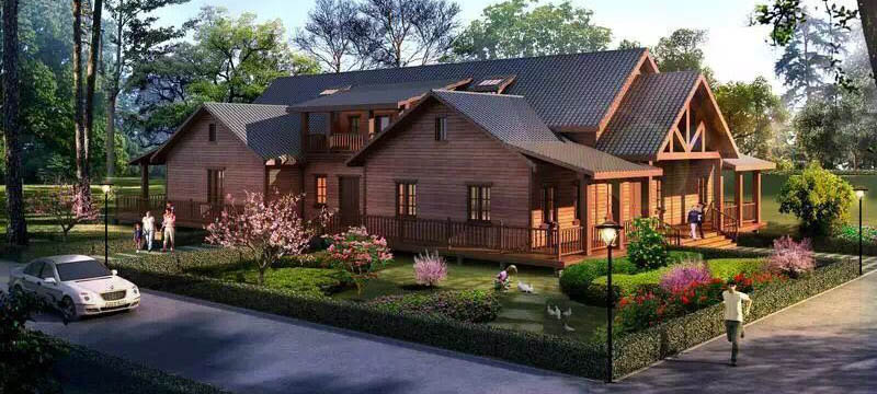 返璞归真，木结构房屋还原真实生活场景