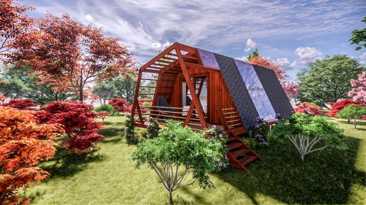 四川防腐木木屋厂家专业施工