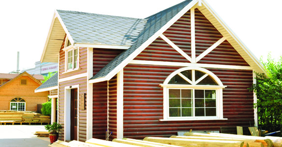 四川防腐木民俗经典建筑