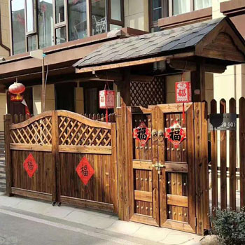 古典防腐木建筑