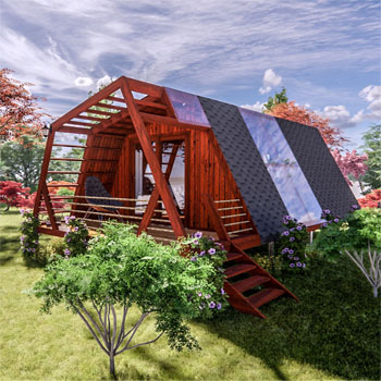 经典防腐木民宿